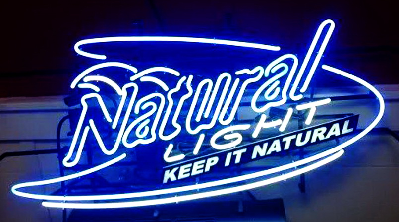 Natural Light Keep It Natural Neon Sign